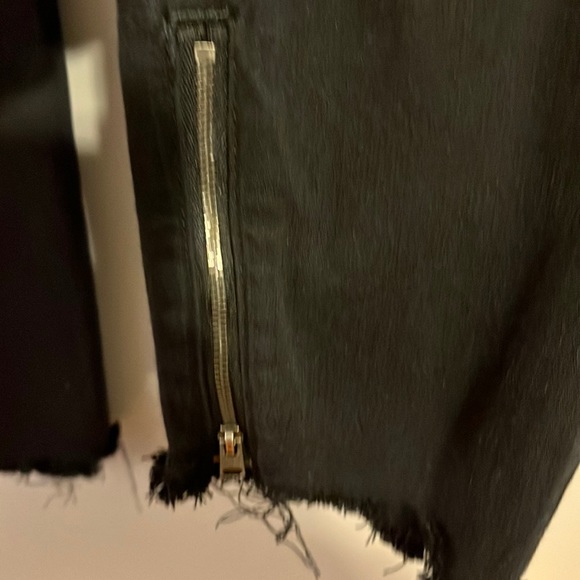 Express Black Cropped Mid Rise Legging Jeans, Size 10 - Picture 5 of 6